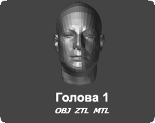 3D Модель - Голова человека